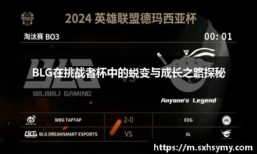 BLG在挑战者杯中的蜕变与成长之路探秘
