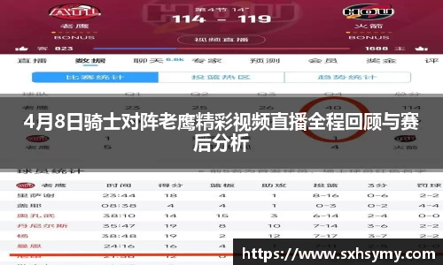 4月8日骑士对阵老鹰精彩视频直播全程回顾与赛后分析